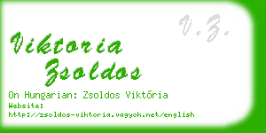 viktoria zsoldos business card